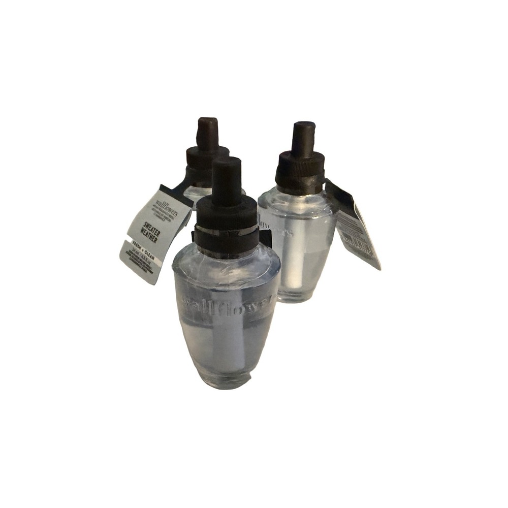 Bath & Body Works Wallflowers Sweater Weather Refills 3-Pack 0.8oz Fresh Clean